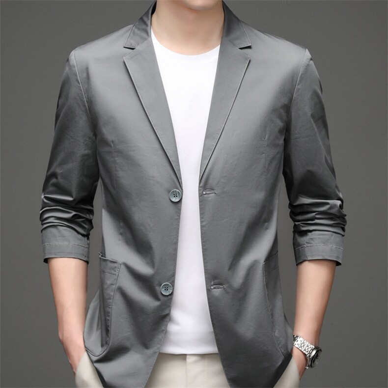 D2122秋冬新款男士西服薄款商务休闲男装外套通勤外衣，男装西服，电商B360