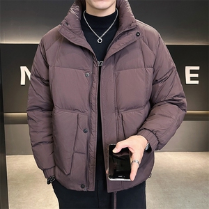 店主风秋冬新款轻熟时尚休闲立领羽绒服外套男YR28602-P185图片