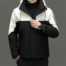 BNYR3990钱塘2020-2时尚百搭冬季厚款中年男士90鸭绒羽绒服P290，男装羽绒服，钱塘207-2