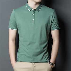 POLO男装短袖2023夏季高端男士透气商务大码修身体恤衫P50,男装Polo衫,星座1105-3