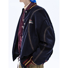 网络图慎用!图片只做展示7天到货美式运动夹棉棒球棉衣78156P148，男装棉衣，星座226-2