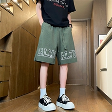 夏季新款泡泡纱印花新款男女同款短裤XZ102B-1-DK2506P20，男装牛仔裤，星座102B-1