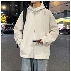 夜景连帽多色冲锋衣户外外套夹克光版纯色二开A406JK1208特P71，男装夹克，星座309（原A406）