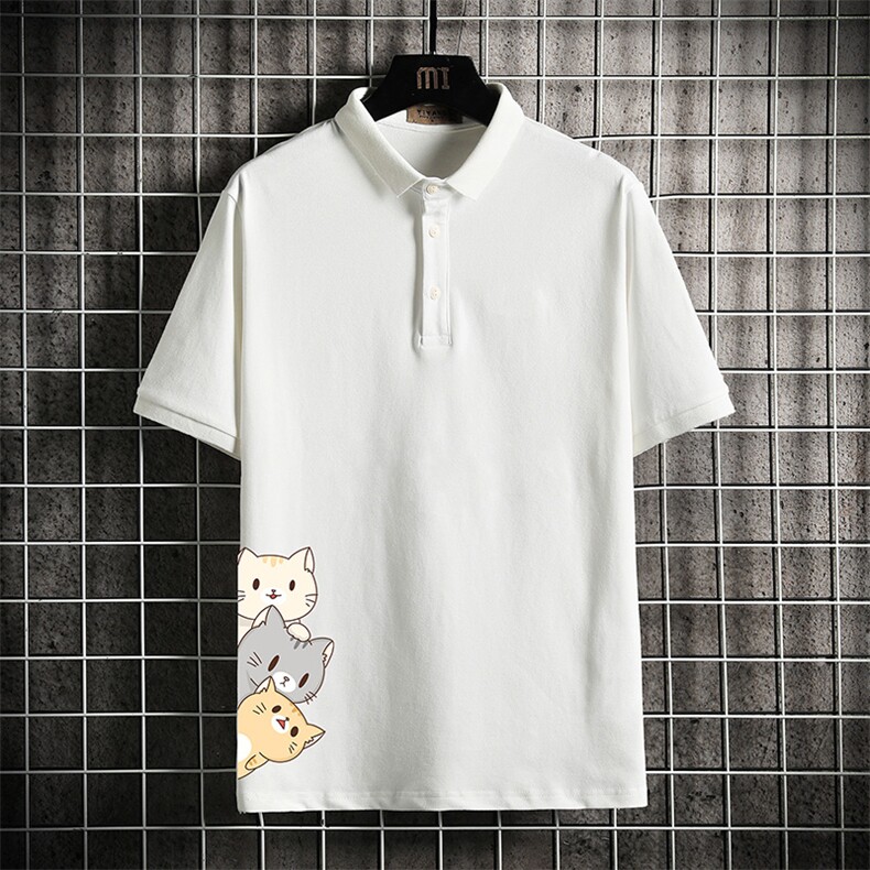 PL57164-P35翻领短袖polo衫男大码胖子半袖t恤男有领保罗衫,男装Polo衫,电商A040A