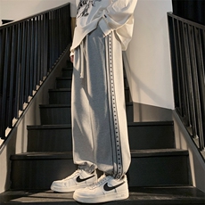 秋季新款男裤卫裤男束脚裤百搭港风卫裤K3211-P40控78，男装休闲裤，星座717