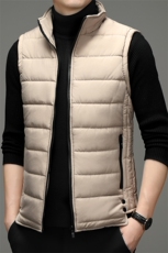 秋冬季马甲男士潮保暖休闲百搭外套立领宽松棉服SNNMJ81865-P100，男装背心/马甲，电商B212（原钱塘6029）