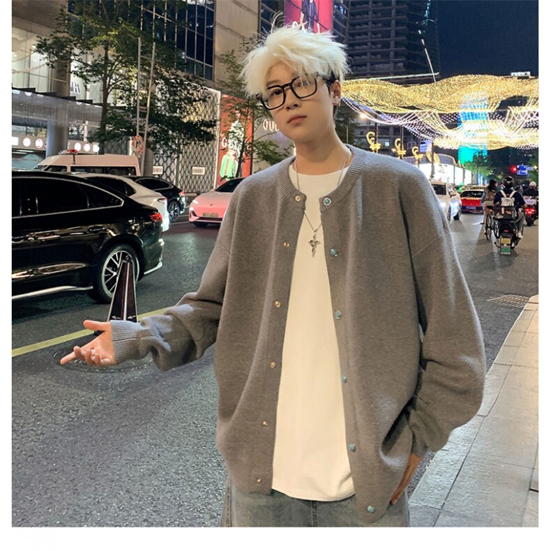 北极绒毛衣现货男式新款长袖时尚休闲男装开衫XZ212-1-QMY37-P73,男装针织衫/毛衣,星座212-1