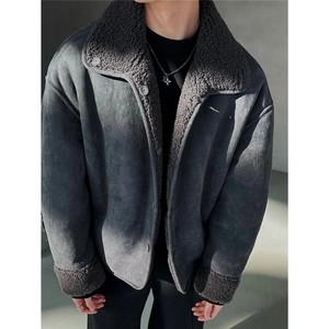 双面穿皮毛一体麂皮绒夹克外套 JK919 P128图片