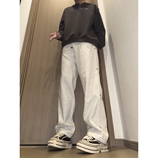 现货！春秋男士高品质华棉宽松排扣运动裤休闲裤K79-p48-控78，男装休闲裤，星座617B