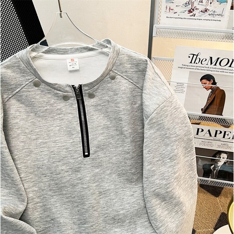 春季新款铆钉卫衣有垫肩W773P38,男装卫衣,星座1116-2
