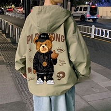 ！港风风衣男短款长袖夹克男休闲外套男上衣男DJK303-P45，男装夹克，电商B371