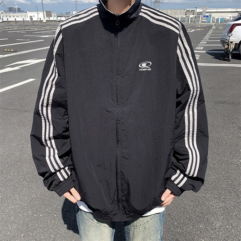 F425P70秋装新款双面穿男女生同款休闲外套夹克时尚宽松,男装夹克,星座512-6