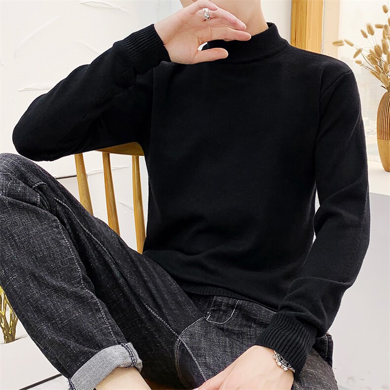 跑量款新款半高领针织衫毛衣403-1-M001-M到3XLP20-4XL到5XL-P25，男装针织衫/毛衣，星座1018-1​