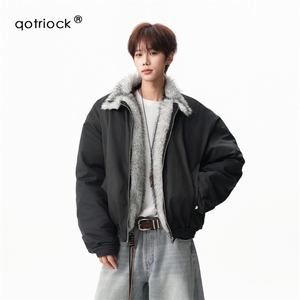 狼王座山雕夹克棉服男女款冬季加绒加厚哈林顿棉服外套图片