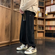 主推！欧棉绒休闲宽松运动裤束脚休闲裤313A-1-NK87-P55控68，男装休闲裤，星座808A-1