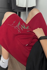 现货已做版权 新中式休闲短裤宽松风五分裤男女DK51-P30 控48图片