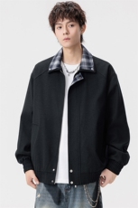 美式大码休闲夹克外套8571-P75控159大码元，男装夹克，星座209