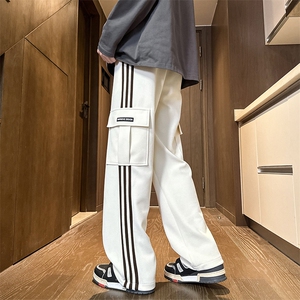 2024 春季新款 内景大码美式织带工装裤M-5X HK24084-P60图片