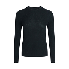 2025年秋季新款一线卷边四平圆领针织羊毛衫时尚休闲通勤百搭，女装羊毛衫，宋氏羊绒