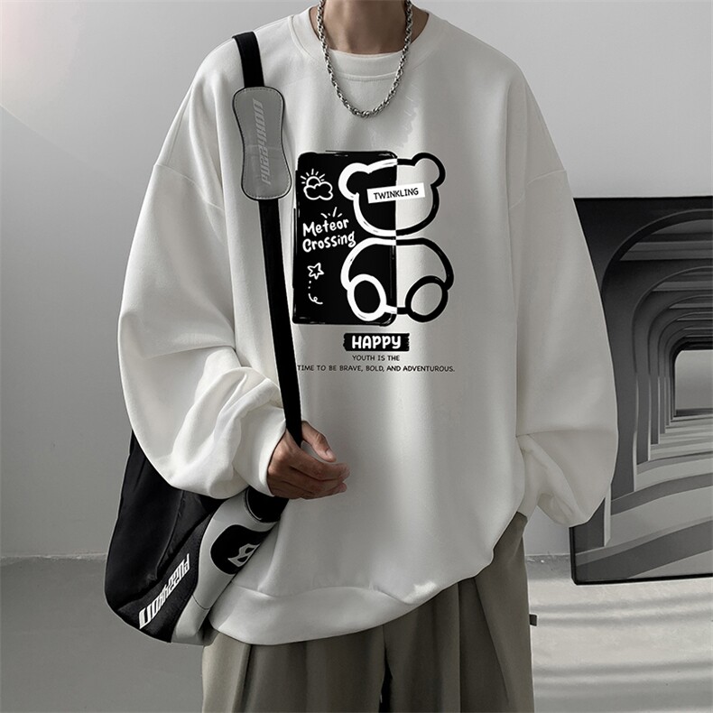 麂皮绒卫衣男大码重磅长袖t恤男JW81352-P35,男装卫衣,电商A040