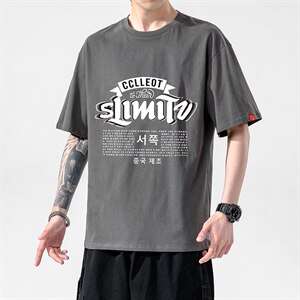 2021夏季新无影墙日系大码男已注册卡通印花短袖T恤T1070-P25图片