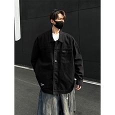 外套男士春季潮流痞帅牛仔工装夹克休闲百搭男装上衣服JK1172-P68，男装夹克，星座1103-3