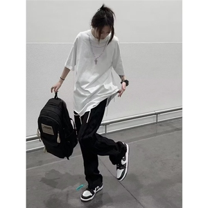 水洗做旧短袖t恤夏季美式简约T恤 T5036 P36图片