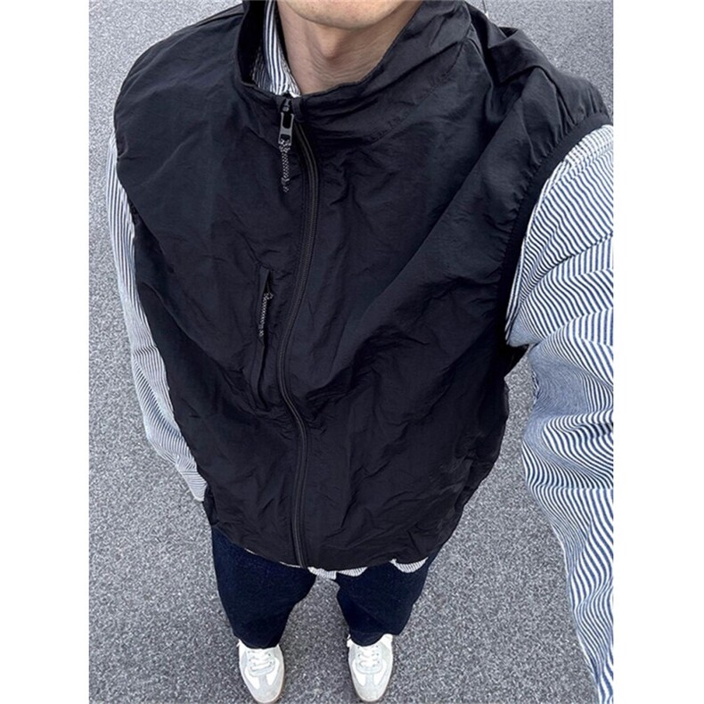 机能立领工装叠穿马甲坎肩外套男薄款速干背心钓鱼登山服MW922,男装背心/马甲,星座1116A（原606A-3）