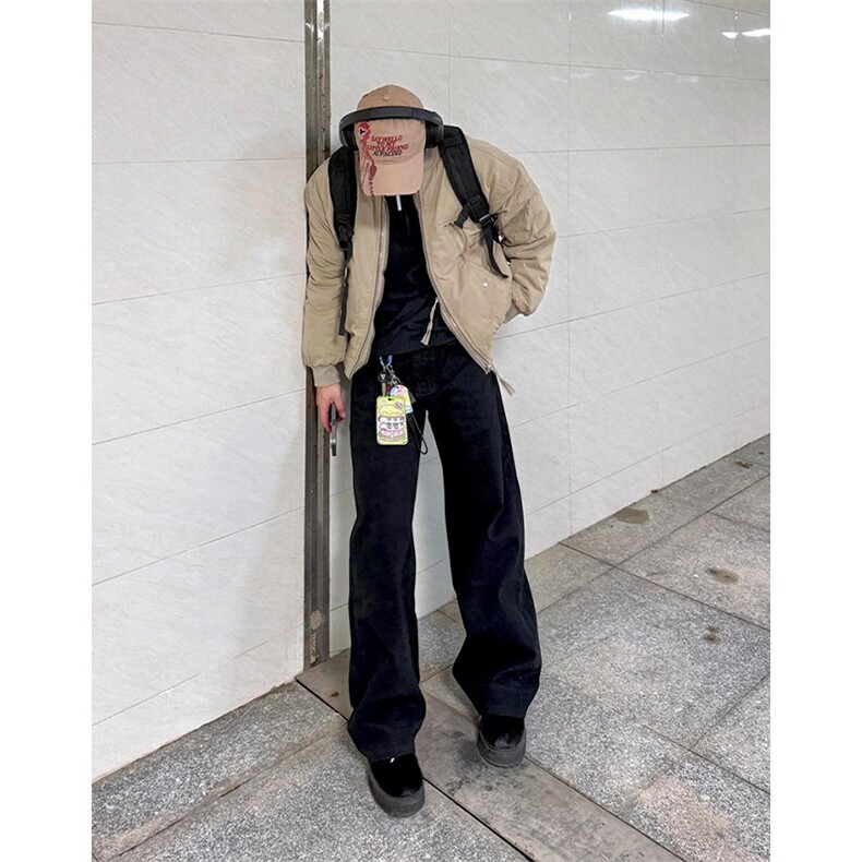 美式复古bomber短款棒球服男款春秋高级感cleanfit,女装职业装,星座218-1（原230）