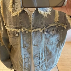 JK8920-P55cleanfit牛仔外套男女春秋款痞帅炸街穿搭复古，男装工装外套，电商B323A