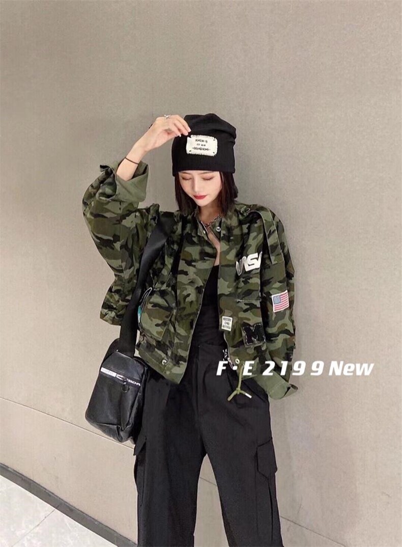 迷彩牛仔外套，其它，菲儿