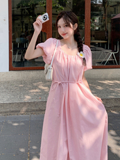 连衣裙女夏法式高级感2025年夏RF2C290-5852#-P120-K178，女装连衣裙，蝶眷