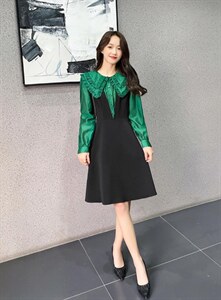 春装新款连衣裙图片