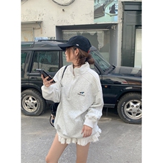 EE147-P65仿棉华棉加绒加厚秋冬2024趣味印花拉链立领韩版上衣，男装卫衣，星座911-3