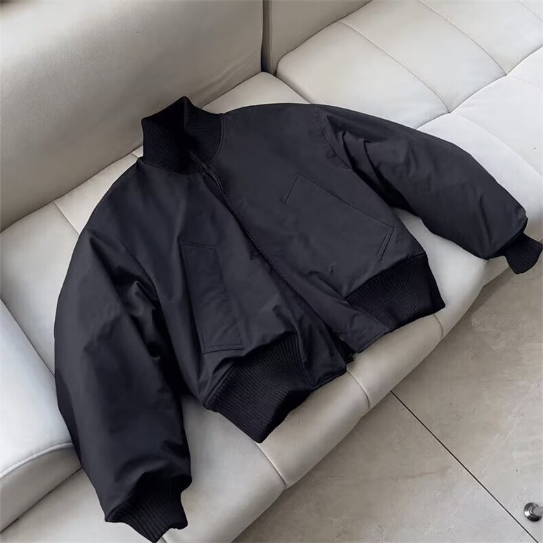 冬季新款廓形立领夹克棉服外套夹棉棒球领棉衣-MF618-网络图,男装夹克,星座1002-2