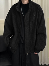 现货立领羊毛呢夹克外套秋冬加厚呢大衣A351-AJ2602-P125，男装夹克，电商A351