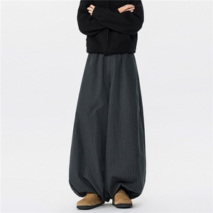 6XL-M 美式复古水洗做旧运动裤子男毛边休闲卫裤 K9183-P55 330g图片