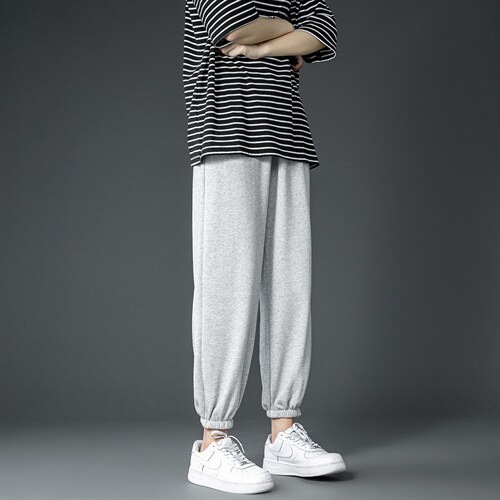 主推有大码(S-5XL）夏季薄款宽松休闲卫裤九分裤男A01特P25-限48，男装休闲裤，电商B377