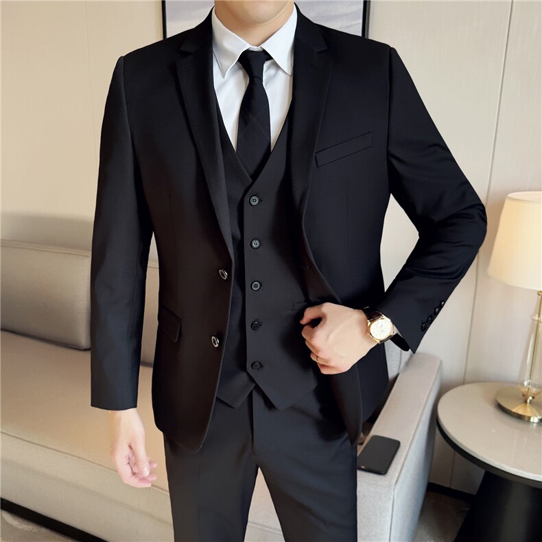 高品质商务休闲西装三件套可单拿,男装西服套装,电商D210