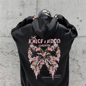 供抖音丶重磅高品棉350克排扣连帽蝴蝶卫衣LW6086-特p58控78图片