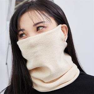 仿羊毛挂耳脖套图片