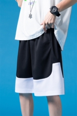 ！2023夏季新款男士速干短裤撞色潮流五分裤DK100P25，男装休闲裤，电商B220
