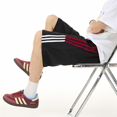 2025夏季新款美式潮流条纹宽松速干短裤B315-K25563-特p25控48，男装休闲裤，电商B315