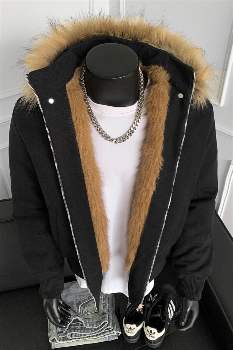 座山狮夹克外套男冬季美式连帽座山雕棉衣服XZ514-2-MY1234-P120,男装夹克,星座514-2(原B239)