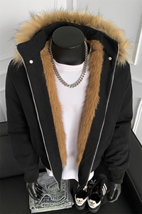 座山狮夹克外套男冬季美式连帽座山雕棉衣服 XZ514-2-MY1234-P120图片