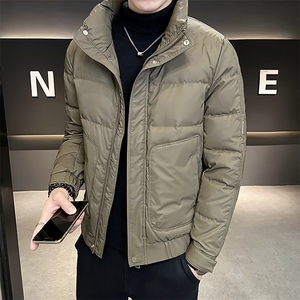 B353 3285 P175绿2024年冬季新款男士羽绒服三图片