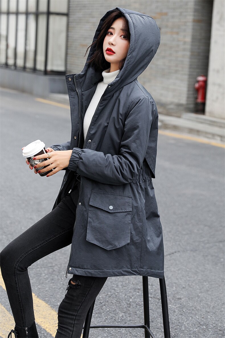 2020冬装新款显瘦时尚棉衣百搭保暖舒适棉服，女装棉衣/棉服，姿萝菲