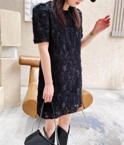 【现货】夏季新款韩版微透小性感连衣裙，女装连衣裙，本白(2F)