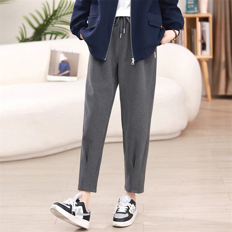 2023春季新款韩版宽松显瘦休闲裤女，女装休闲裤，丽影随形