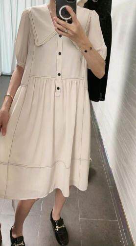 【现货】夏季新款娃娃领减龄连衣裙，女装连衣裙，KEYI